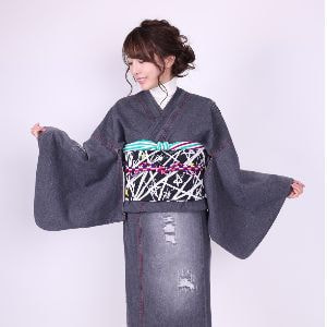 デニム着物