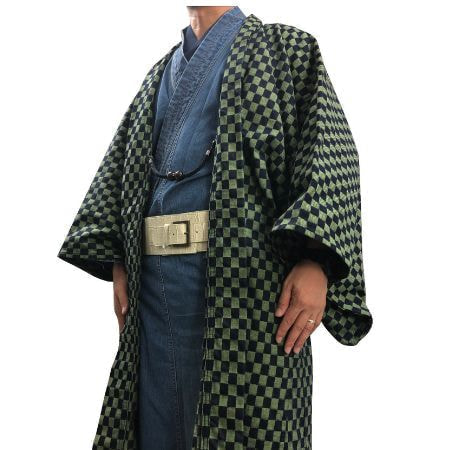 デニム羽織市松