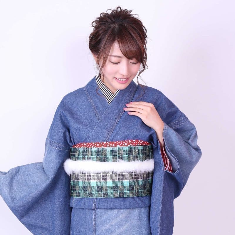 デニム着物